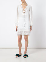 Thumbnail for your product : Ermanno Scervino lace trim cover-up