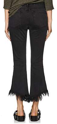 Frame Women's Le Crop Mini Boot Jeans - Gray