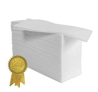 Magnifiso Guest Towels (Bulk Disposable 200 Pack) Linen-Feel Paper Hand Towels - Super Soft & Absorbent - for Use in Kitchen