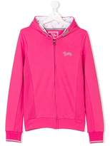 Thumbnail for your product : Harmont & Blaine Junior TEEN studded logo hoodie