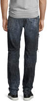 Thumbnail for your product : Robin's Jeans Racer Silver-Coated Jeans