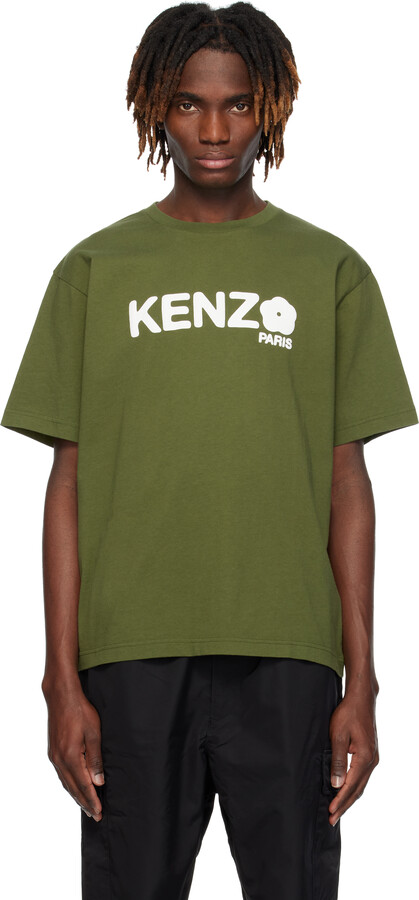 Kenzo Green Paris 'Boke Flower 2.0' Oversized T-shirt