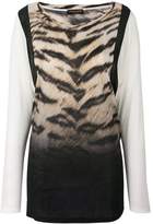 Roberto Cavalli tiger print vest top