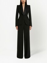 Thumbnail for your product : Alexander McQueen Satin-Trim Wool Jacket