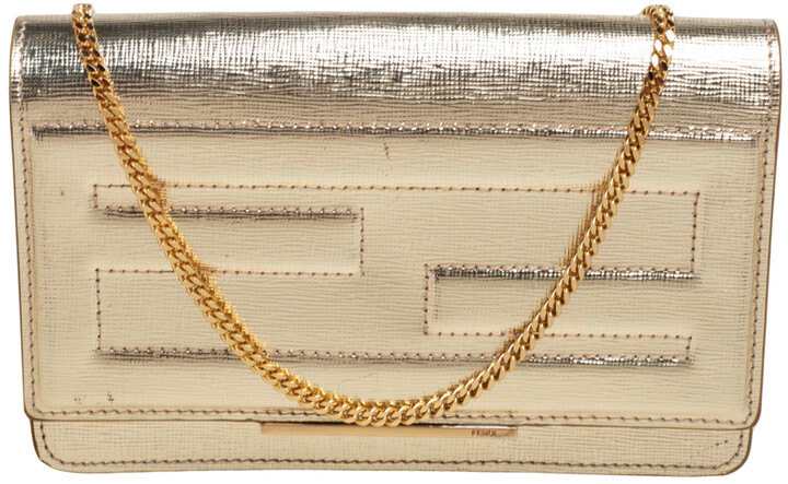 fendi mini bolsauette chain