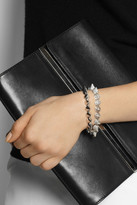 Thumbnail for your product : Eddie Borgo Rhodium-plated cone bracelet