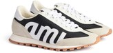 Thumbnail for your product : AMI Paris Logo-Patch Panelled Low-Top Sneakers