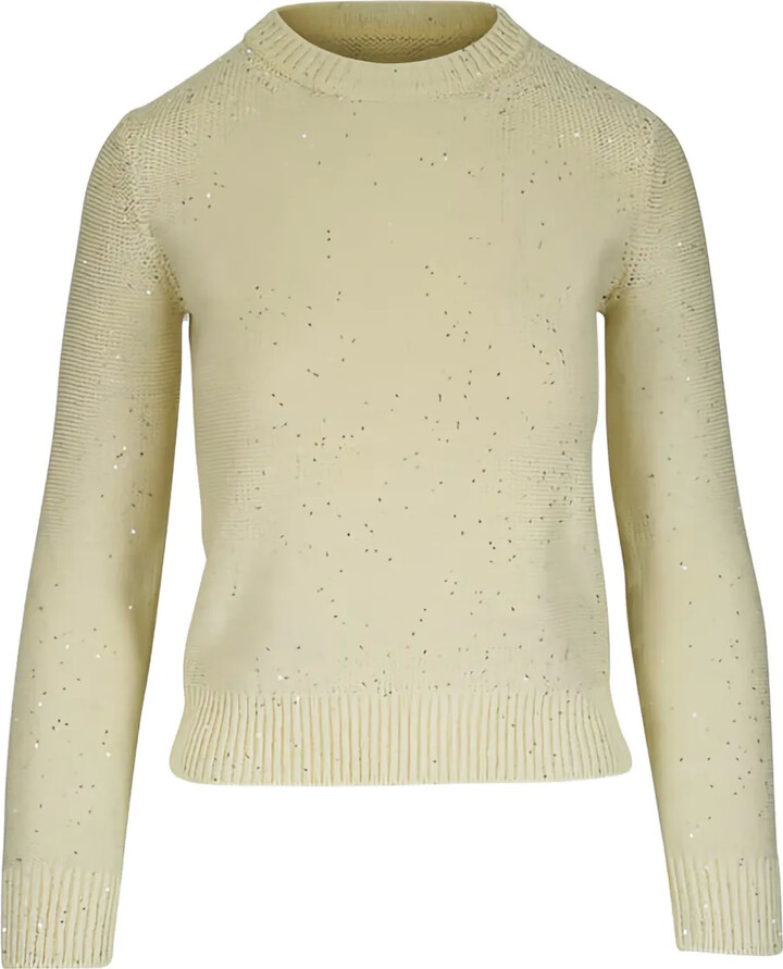 Akris Embellished Crewneck Sweater