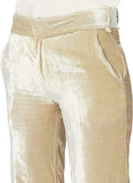 Thumbnail for your product : Nicholas K Slouch Velvet Champagne Pants
