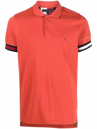 Tommy Hilfiger Logo-Patch Short-Sleeved Polo Shirt - ShopStyle