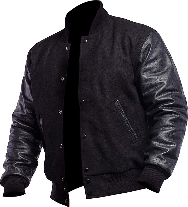 LPFACON baseball letterman jacket men varsity jacket mens