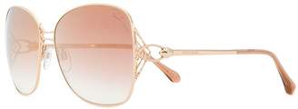 Roberto Cavalli oversized square-frame sunglasses