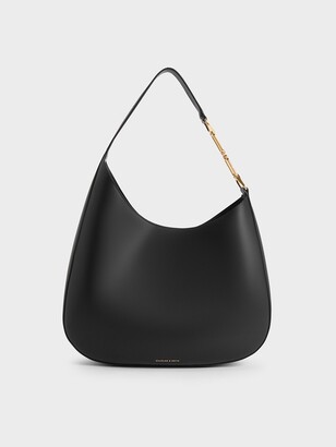 ★CHARLES&KEITH★Cockade Crescent Hobo Bag/送料込 Charles & Keith Cockade Crescent Hobo Bag - ShopStyle