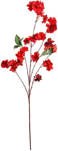 12 Pack: Red Apple Blossom Branch Spray by Ashland®