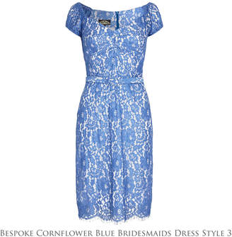 M·A·C Nancy Mac Lace Bridesmaid Dresses Cornflower Blue