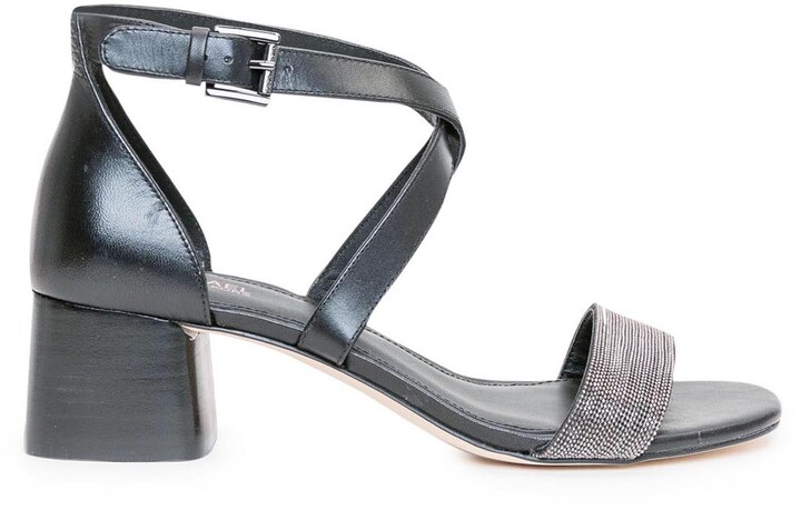 michael michael kors kippy embellished leather slide sandal