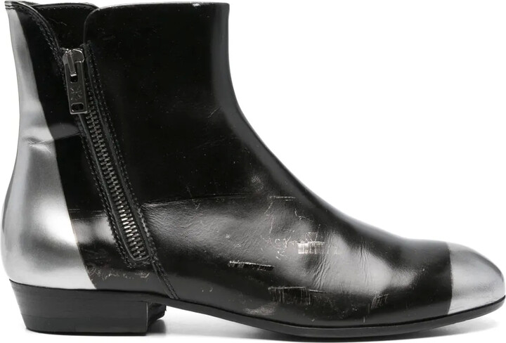 Pantanetti Two-Tone Boots