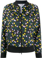 adidas heart print bomber jacket