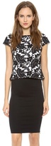Thumbnail for your product : Alice + Olivia Connie Drop Shoulder Boxy Tee