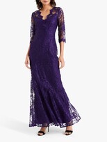 Thumbnail for your product : Phase Eight Grace Lace Maxi Dress, Deep Violet