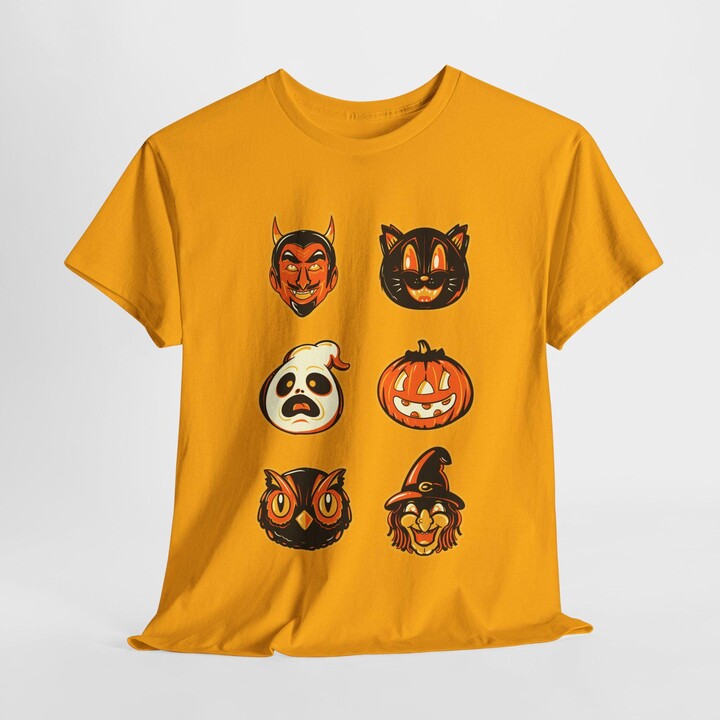 Vintage Halloween Unisex Heavy Cotton Tee