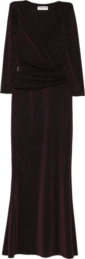 Chiara Boni La Petite Robe Metallic Maxi Dress