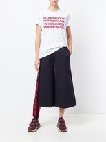 Thumbnail for your product : Stella McCartney embellished slogan T-shirt