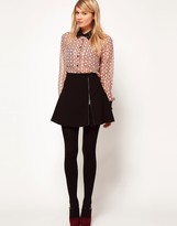 Thumbnail for your product : ASOS Mini Skirt With Zip Detail