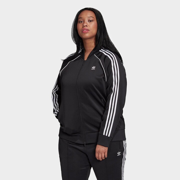 adidas Women's Primeblue SST Track Jacket (Plus Size) - ShopStyle