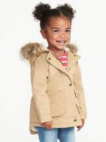 Thumbnail for your product : Old Navy Hooded Field Jacket for Toddler Girls