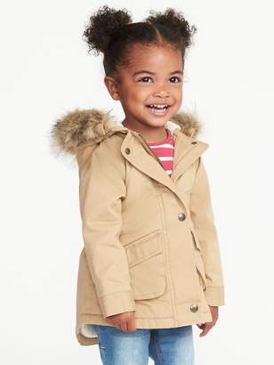 Old Navy Hooded Field Jacket for Toddler Girls
