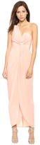 Thumbnail for your product : Zimmermann One Shoulder Knot Gown