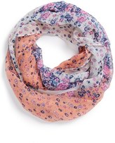 Thumbnail for your product : BP Floral Print Ombré Infinity Scarf (Juniors)