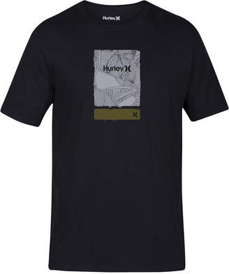 Hurley Men's The Line Grain Logo T-Shirt