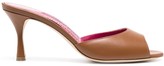 Thumbnail for your product : Manolo Blahnik Jada leather mules