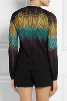 Thumbnail for your product : M Missoni Crochet-knit cardigan