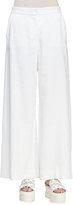 Thumbnail for your product : Stella McCartney Belted Wide-Leg Linen Pants, Pure White