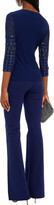 Thumbnail for your product : Pierre Balmain Embellished stretch-tulle top