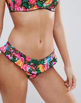 Thumbnail for your product : Floozie by Frost French Floral Frill Hipster Bikini Bottom