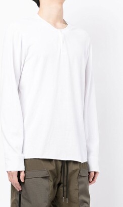 James Perse Long-Sleeve Fitted Top