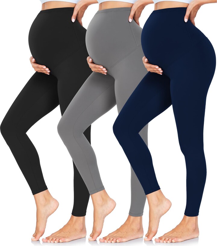 BAYDI Nudi Opaque Maternity Leggings High Waist Maternity Trousers