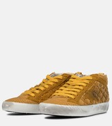 Thumbnail for your product : Golden Goose Mid Star corduroy high-top sneakers