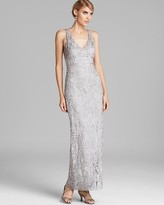 Thumbnail for your product : Sue Wong V Neck Beaded Gown