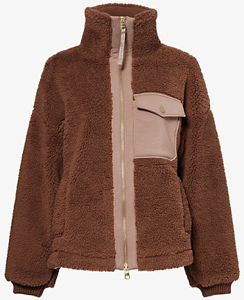 Varley Womens Carafe Lowell Sherpa Fleece Jacket M