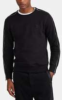 Thumbnail for your product : Alexander McQueen Men's Skull-Patch Cotton Fleece Sweatshirt - Black