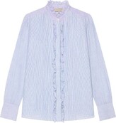Thumbnail for your product : Vanessa Bruno Cotton striped Nicolas blouse