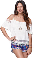 Thumbnail for your product : LA Hearts Cold Shoulder Swing Top