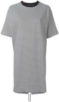 Thumbnail for your product : Diesel Black Gold striped dress - women - Cotton/Nylon/Spandex/Elastane - XS