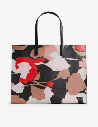 Ted Baker Madicon floral-print vinyl tote bag - ShopStyle
