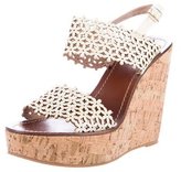 Thumbnail for your product : Tory Burch Laser Cut Wedge Sandals